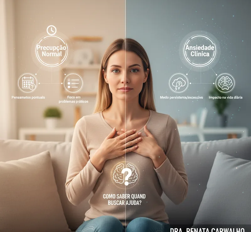 Ansiedade ou preocupação normal? Como saber quando buscar ajuda